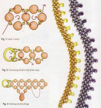 плетение бус из бусин