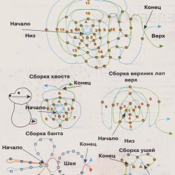 сувенир мишка из бисера