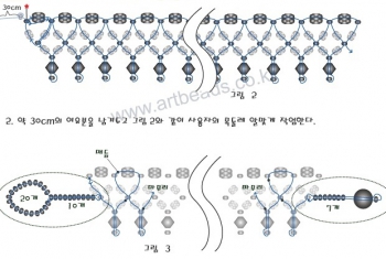 как сплести колье из серого бисера