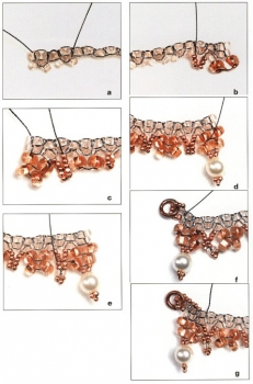 схема плетения колье своими руками