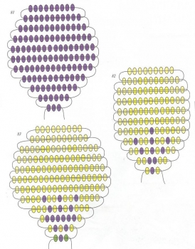 плетение лепостков из бисера