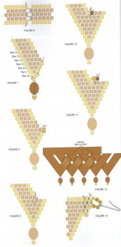 Схема украшения из бисера