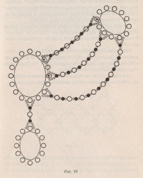 схема колье из бисера с бирюзой