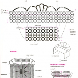 схема сувенира из бисера