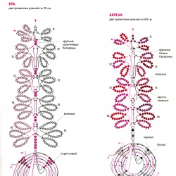 схема плетения игрушки из бисера