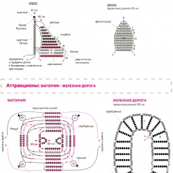 схема плетения игрушки из бисера
