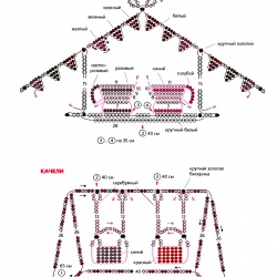 схема плетения игрушки из бисера
