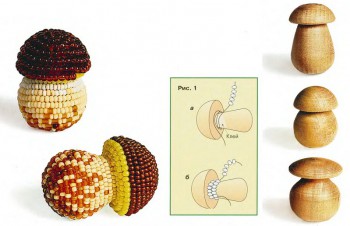 боровик из бисера