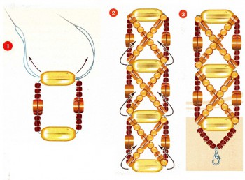 браслеты из бисера и камней