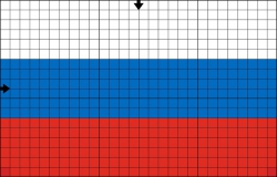 Схема флага для вышивки