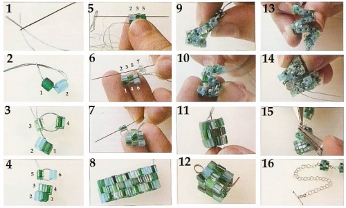 как сплести кубик из бисера или бусин