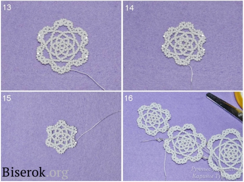 Плетем воротничок из бисера, простая понятная схема, мастер-класс для новичков
