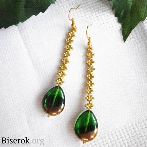 серьги готовы серьги с каплей